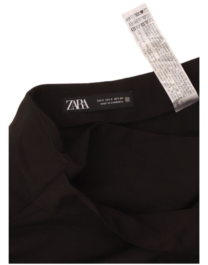 Γυναικεία Μίνι Φούστα ZARA Μικρή W26 Μαύρη Πολυεστέρας