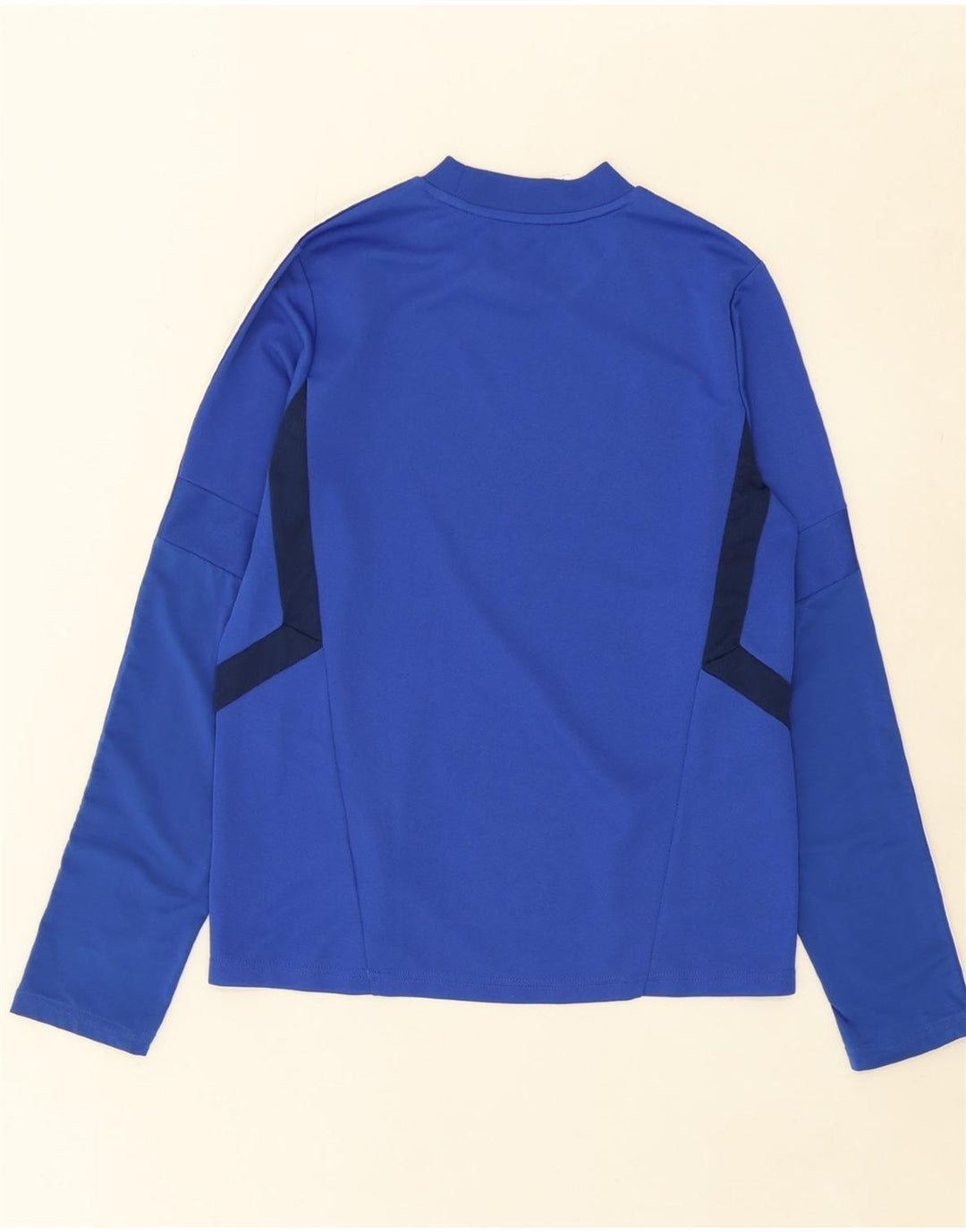 ADIDAS Boys Climacool Top Long Sleeve 13-14 Years Blue Polyester Vintage Adidas and Second-Hand Adidas from Messina Hembry 