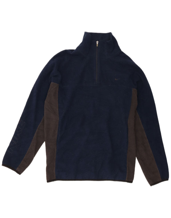 Ανδρικό Nike Graphic Full Zip Fleece Jumper XL Navy Blue Colorblock Πολυεστέρας