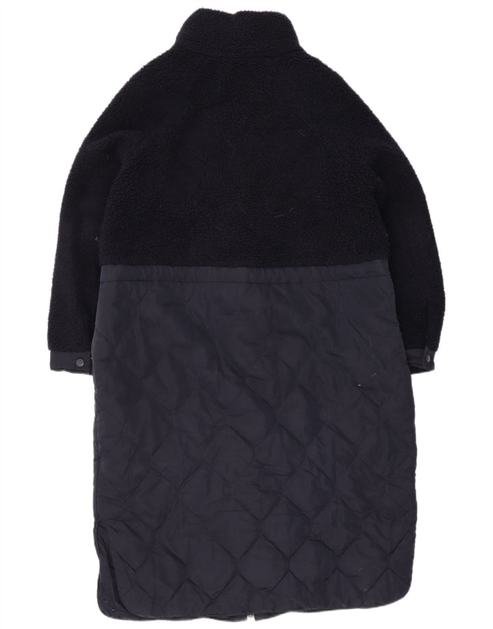 Marks & Spencer Γυναικείο Πανωφόρι UK 12 Medium Navy Blue Polyester