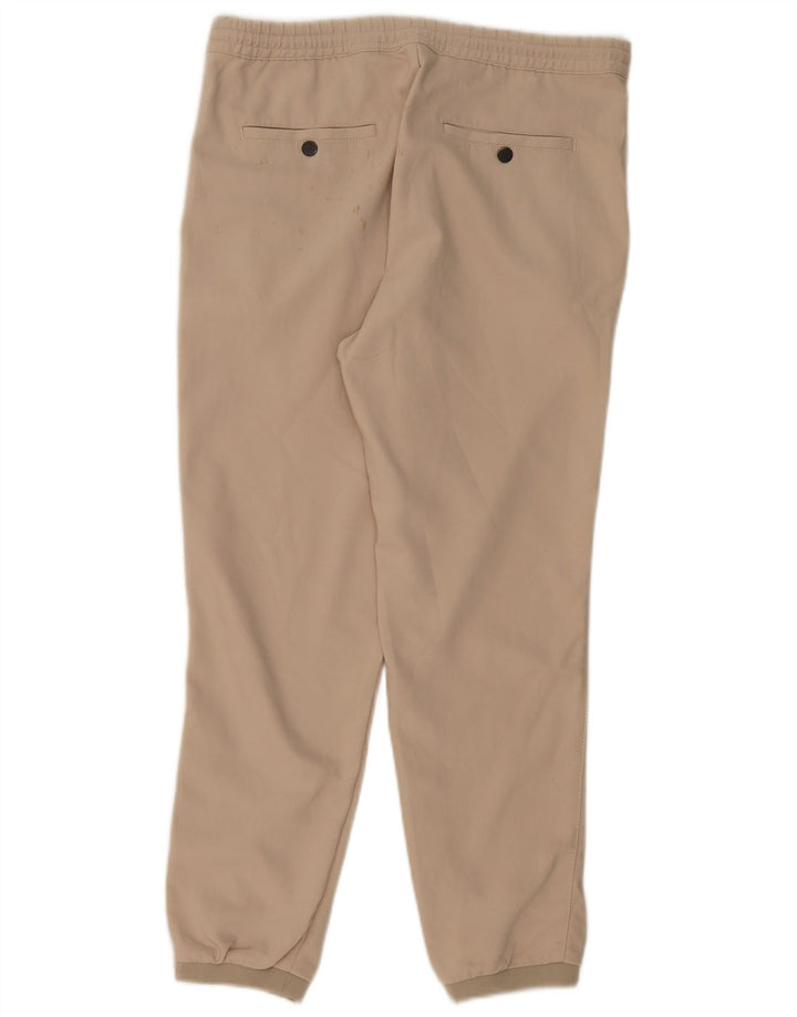ZARA Ανδρικό παντελόνι Joggers Chino Medium W32 L28 Beige Polyester