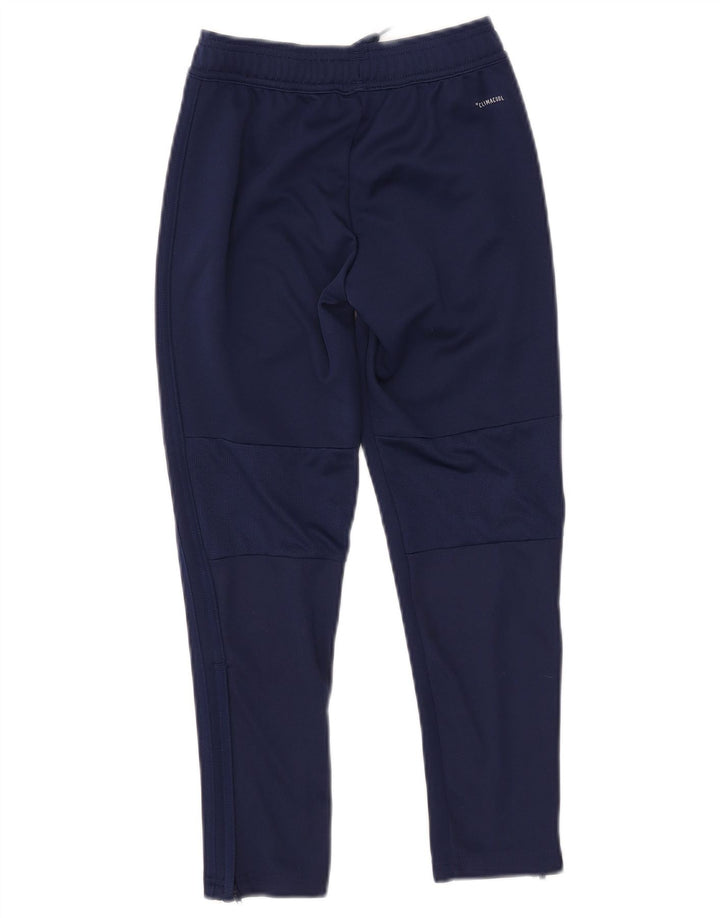 Παντελόνι αθλητικής φόρμας ADIDAS Boys Climacool 7-8 ετών Navy Blue Polyester