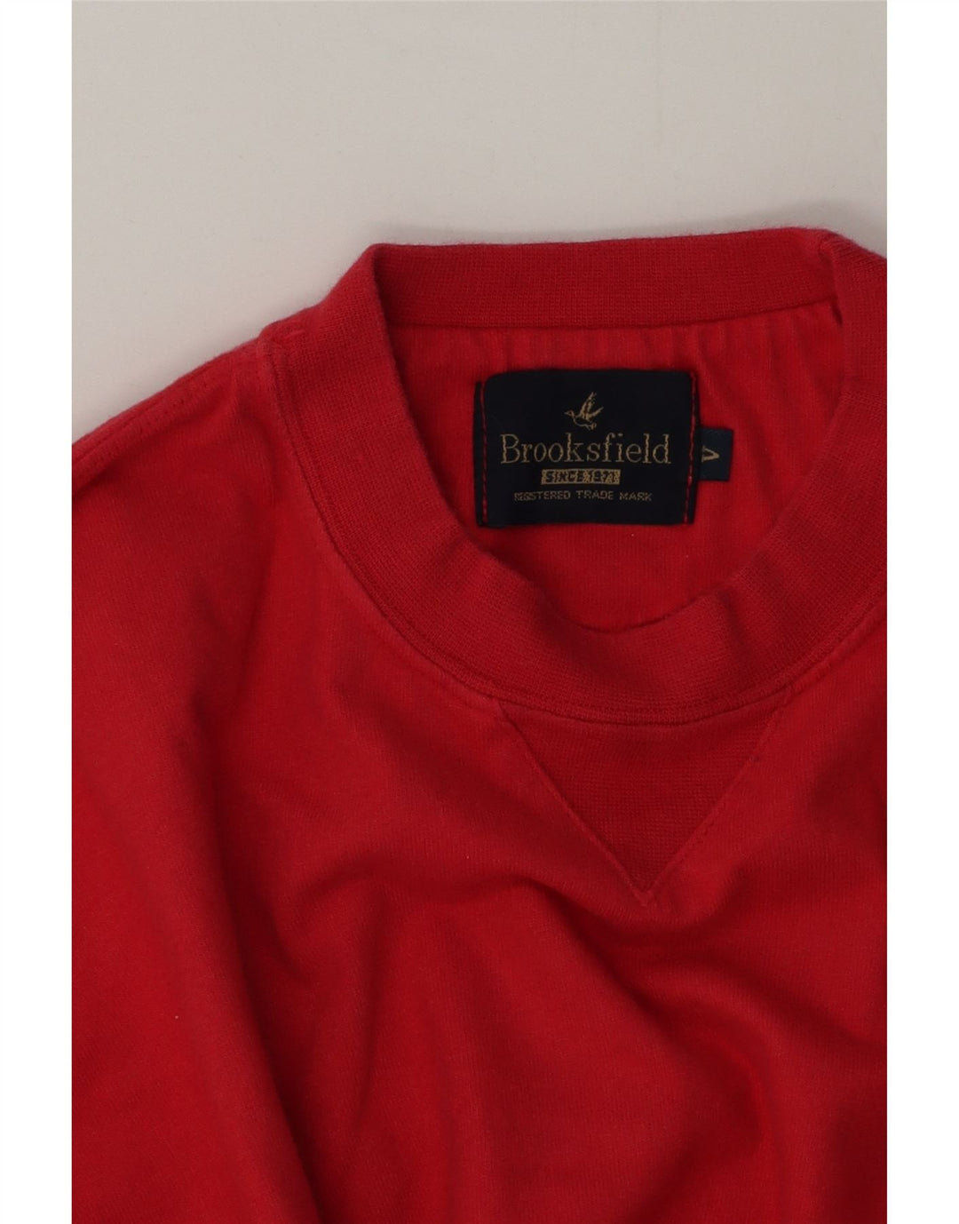 Ανδρικό φούτερ Brooksfield Jumper μεγάλο κόκκινο