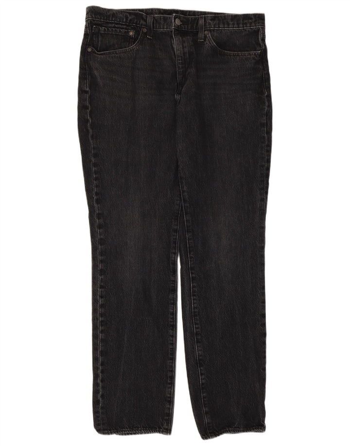 Ανδρικό τζιν ίσιο Levi's W36 L31 Γκρι βαμβακερό