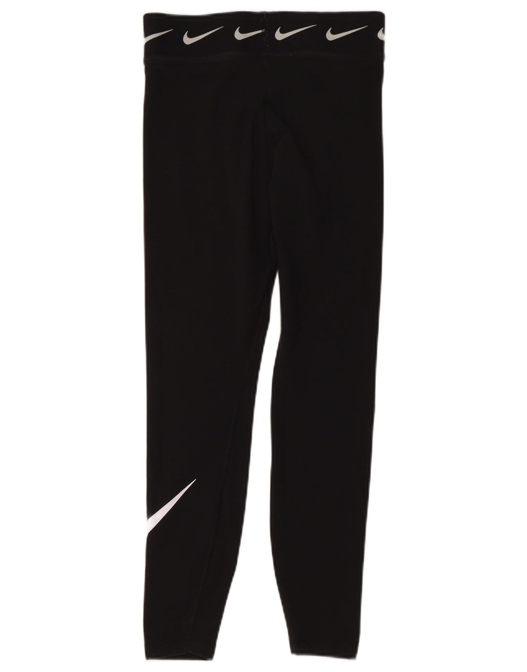 Γυναικεία γραφικά Crop κολάν Nike UK 12 μεσαία μαύρα βαμβακερά
