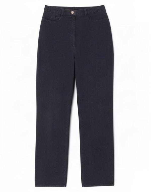 St. Bernard Γυναικεία Straight Jeans UK 12 Medium W28 L29 Navy Blue
