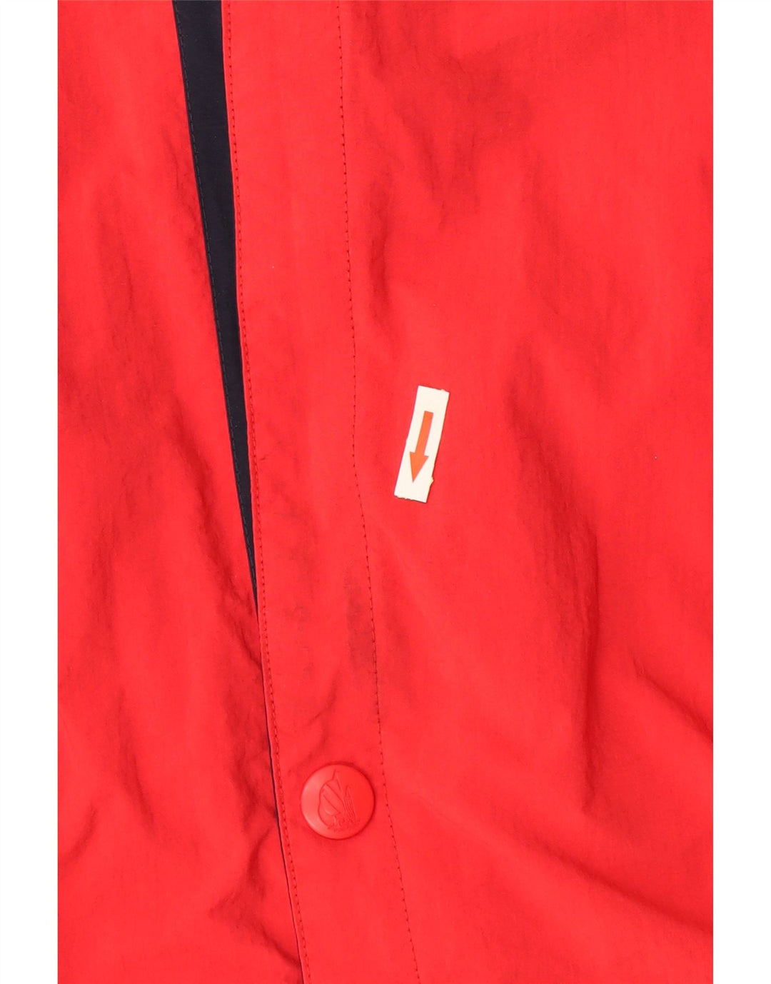 NAUTICA Ανδρικό μπουφάν βροχής με κουκούλα UK 38 Medium Red Nylon