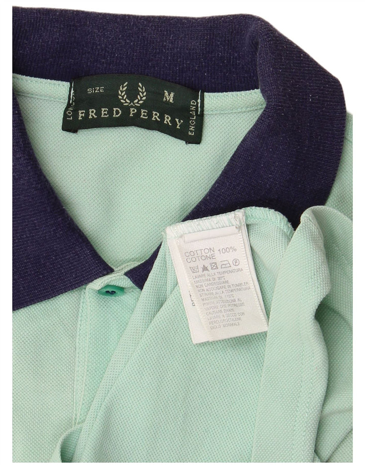 FRED PERRY Ανδρικό Πόλο Μπλουζάκι Μεσαίο Πράσινο Βαμβακερό