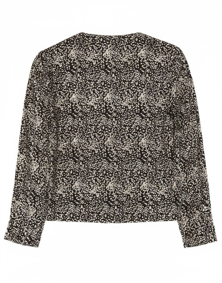 Γυναικεία μακρυμάνικη μπλούζα C & A Top EU 40 Medium Black Animal print