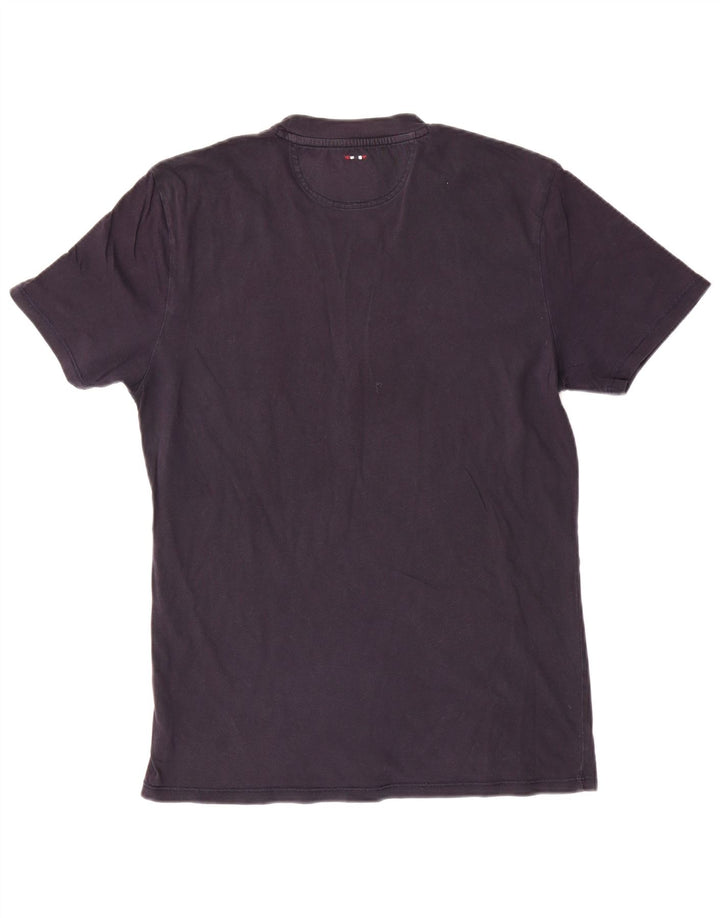 Ανδρικό γραφικό μπλουζάκι NAPAPIJRI Top Medium Navy Blue
