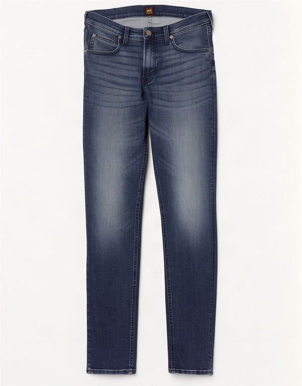 Lee Mens Luke Tapered Slim Jeans W32 L32 Blue Cotton
