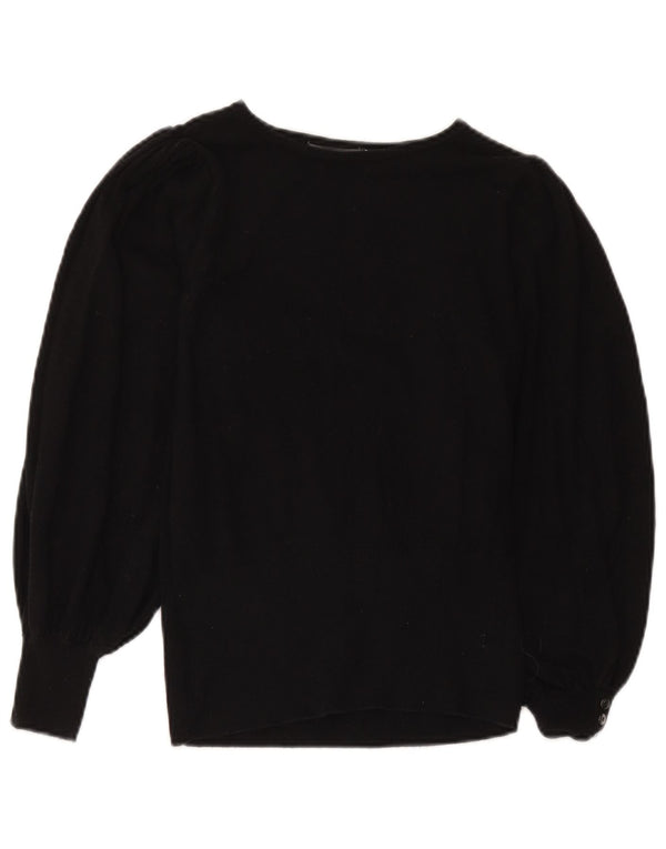 MINT VELVET Γυναικείο πουλόβερ με λαιμόκαυστο UK 8 μικρό βαμβακερό