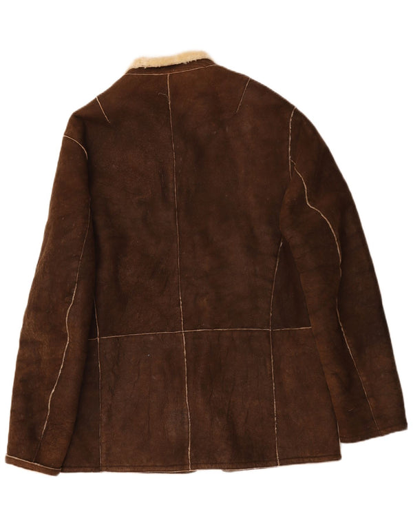 Ανδρικό Shearling Jacket Grifoni IT 50 Large Brown