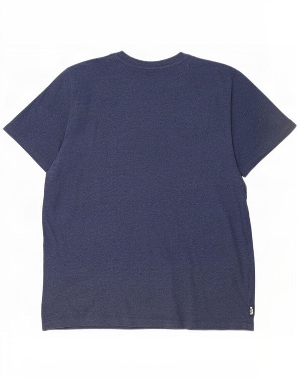 Ανδρικό γραφικό T-Shirt Superdry Top 2XL Μπλε χρώματος βαμβακερό