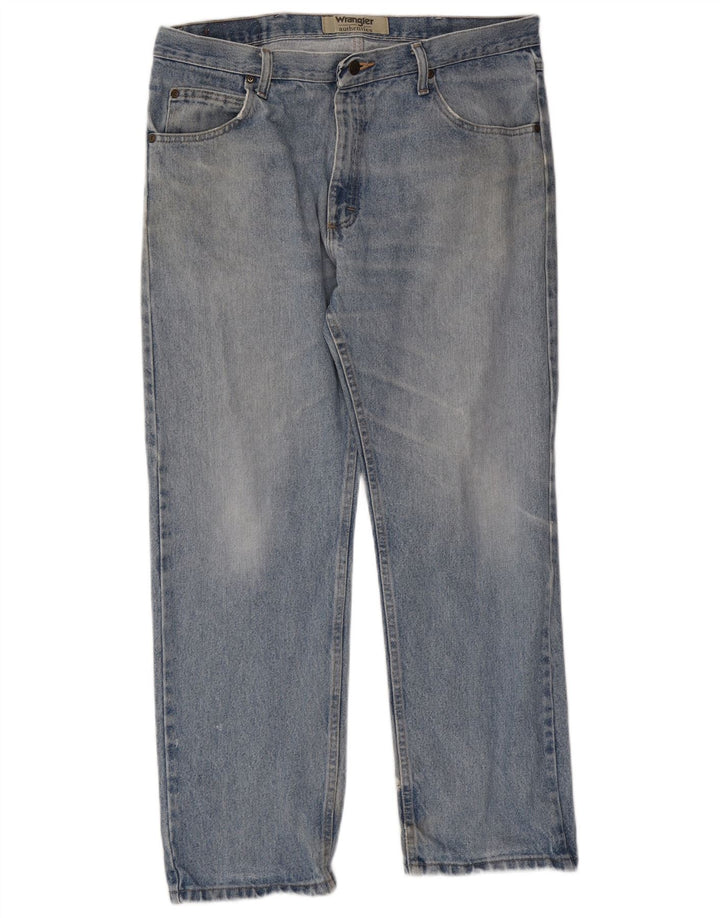 Ανδρικό τζιν Wrangler ίσιο W36 L29 Μπλε βαμβακερό