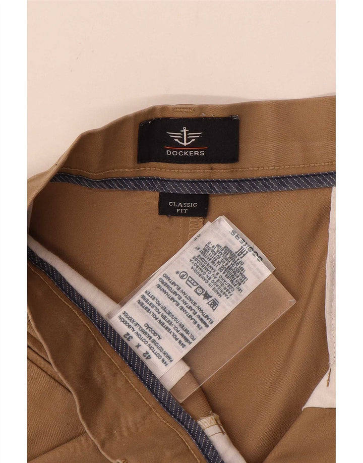 Dockers Ανδρικό παντελόνι Chino Classic Fit W42 L32 Beige Polyester