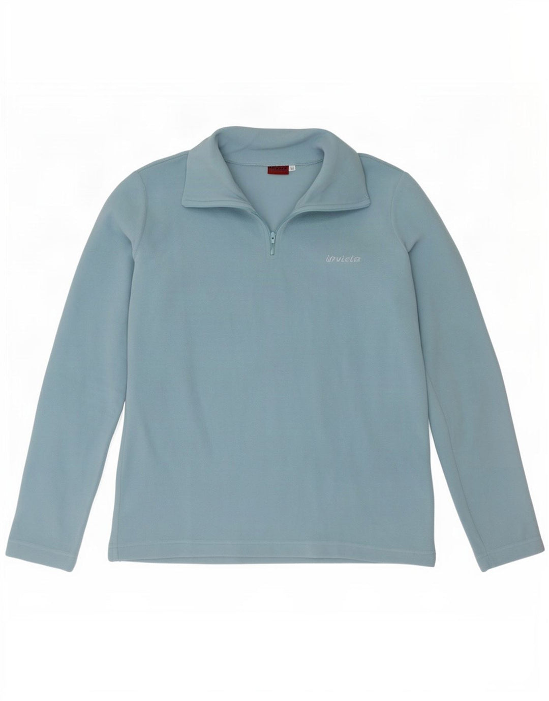 Invicta γυναικείο φερμουάρ Fleece Jumper UK 12 Medium Blue Polyester