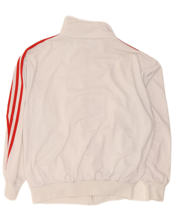 Adidas Ανδρική φόρμα αθλητικής φόρμας τοπ μπουφάν UK 34/36 Small White