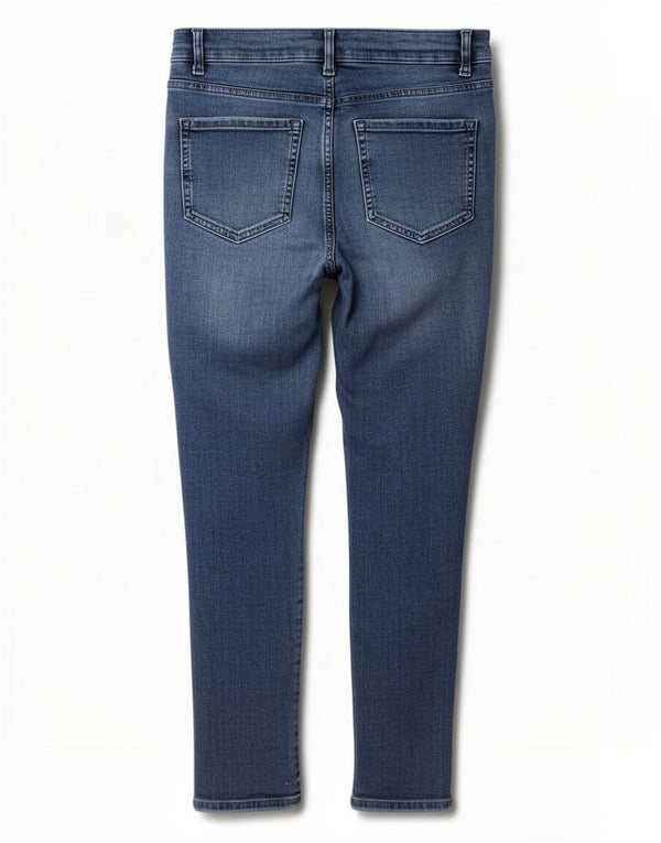 Marks & Spencer Womens The Ivy Crop Skinny Jeans UK 14 Large W32 L26 Blue