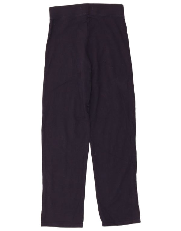 Marks & Spencer Γυναικεία φόρμα παντελόνια UK 8 Small Navy Blue Cotton