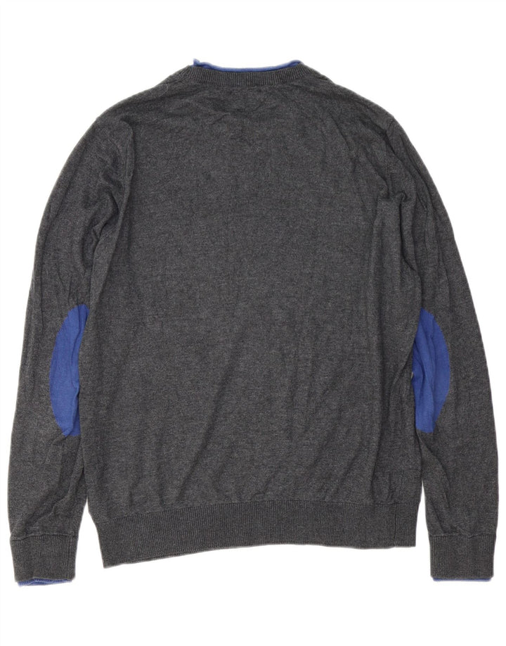Ανδρικό πουλόβερ Gas Crew Neck Jumper Μεσαίο γκρι βαμβακερό