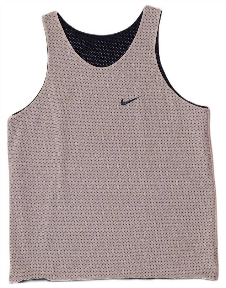 Ανδρικό αναστρέψιμο γιλέκο Nike XL Navy Blue Polyester