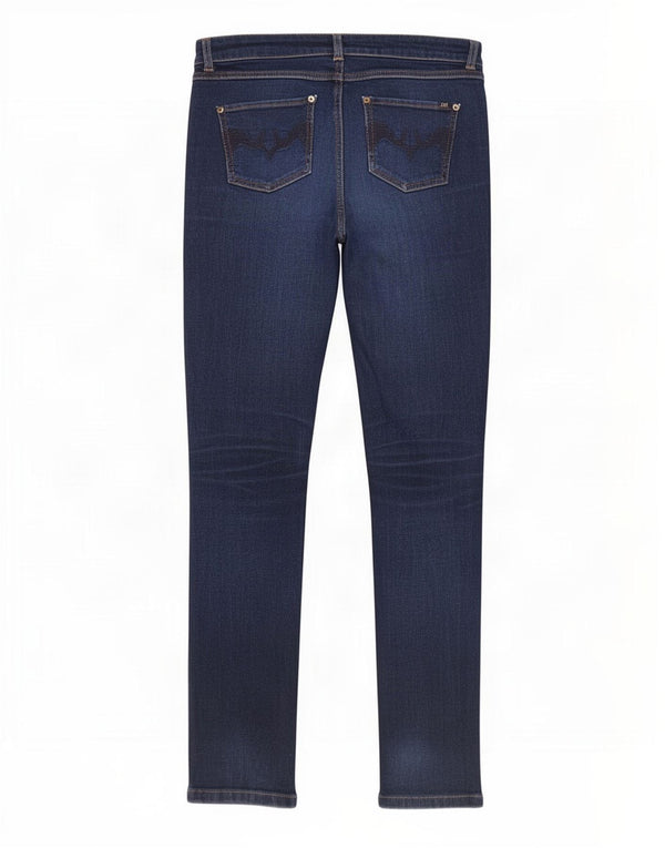 Oasis Γυναικεία Cherry Skinny Jeans UK 10 Small W28 L31 Navy Blue Cotton