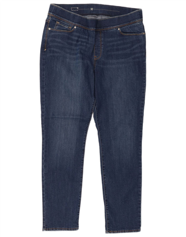 LEVI'S Γυναικείο Skinny Jeans US 14 XL W32 L29 Μπλε βαμβακερό