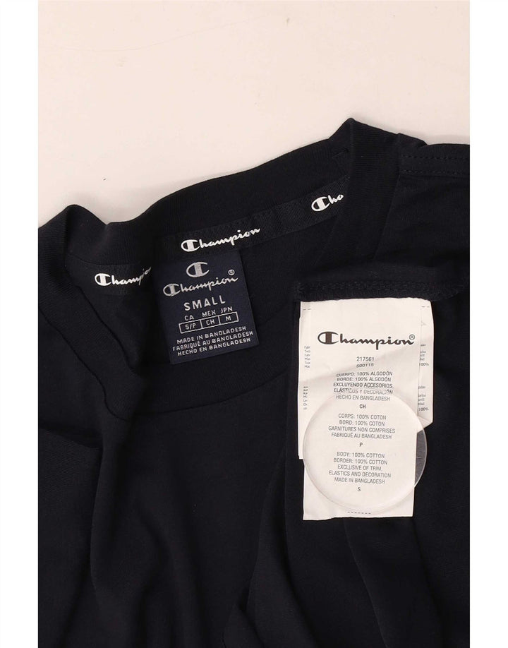 Ανδρικό T-Shirt Champion Top Small Navy Blue από βαμβάκι