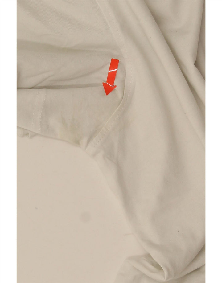 TOMMY HILFIGER Ανδρικό T-Shirt Top μεγάλο λευκό βαμβακερό
