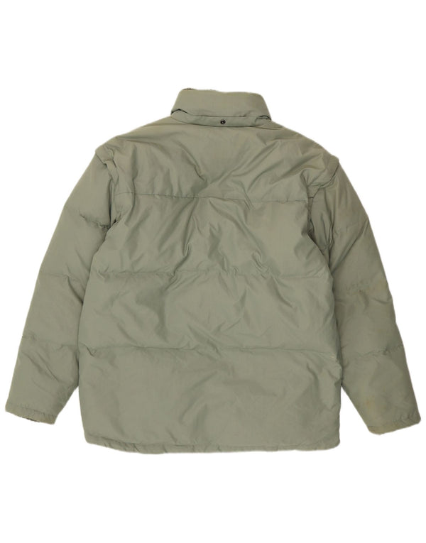 Ανδρικό μπουφάν FILA με επένδυση UK 40 Large Green Polyamide