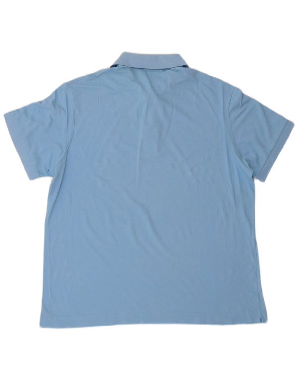 Ανδρικό πουκάμισο πόλο Lacoste, μέγεθος 6 XL, μπλε βαμβακερό