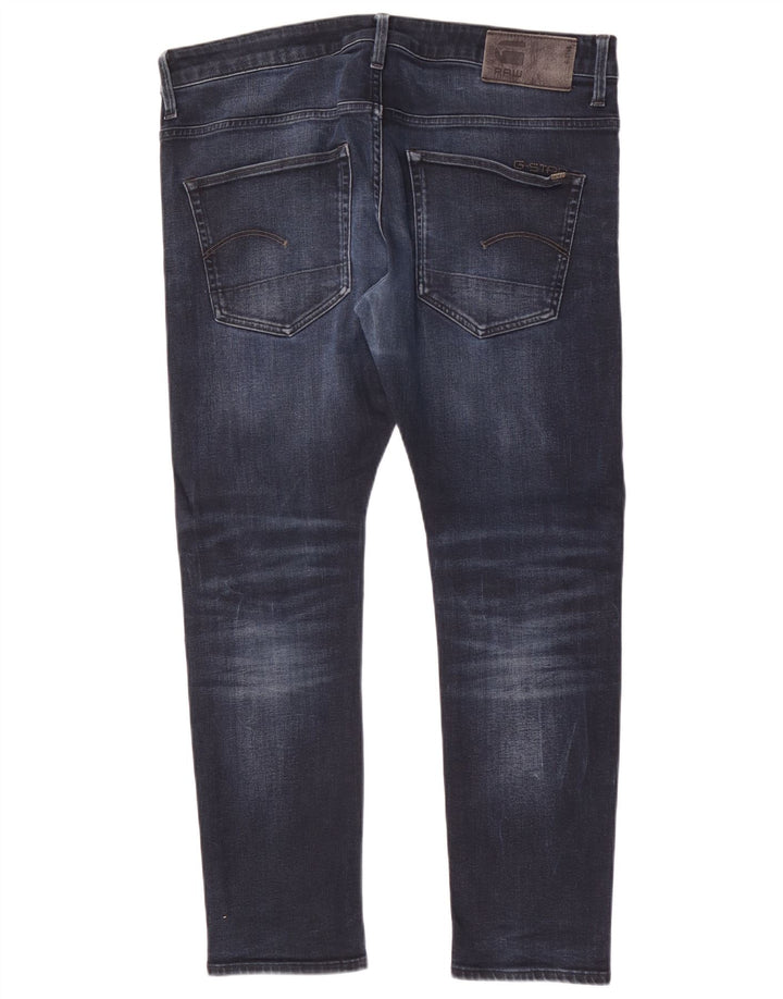 Ανδρικό Slim Jeans G-Star W36 L28 Navy Blue Cotton