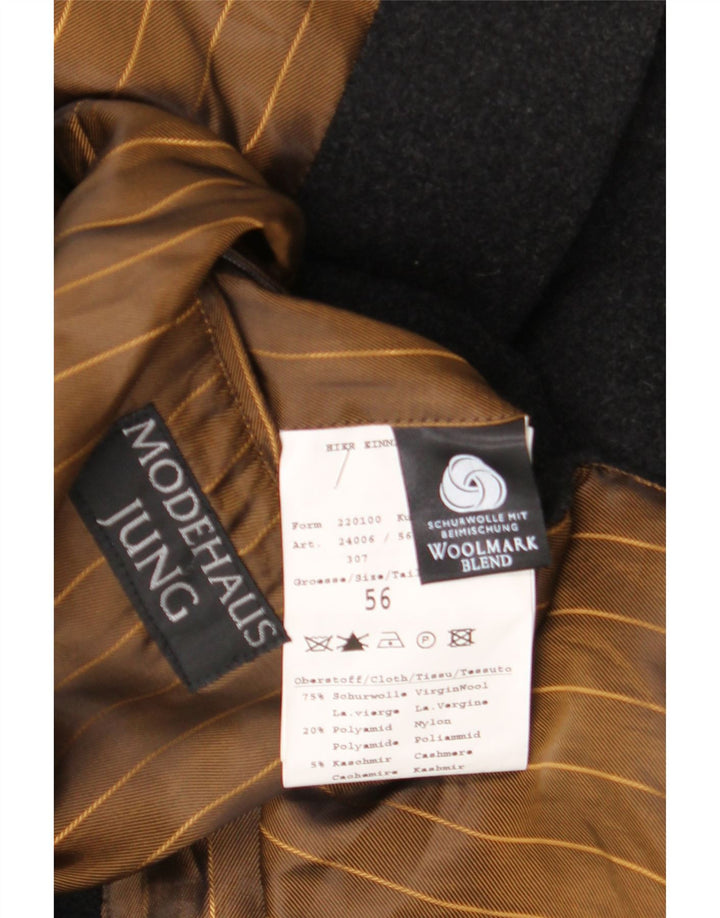 Bugatti Ανδρικό Πανωφόρι IT 56 3XL Μαύρο Παρθένο Μαλλί