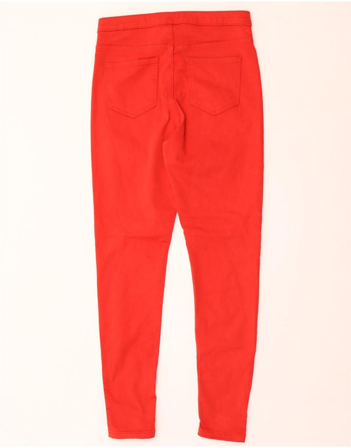 Marks & Spencer Γυναικείο Casual Παντελόνι UK 14 Medium W30 L31 Red