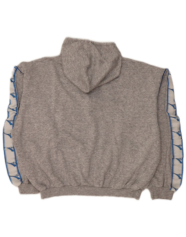 DIADORA Γυναικείο Γραφικό Hoodie Jumper UK 12 Medium Grey