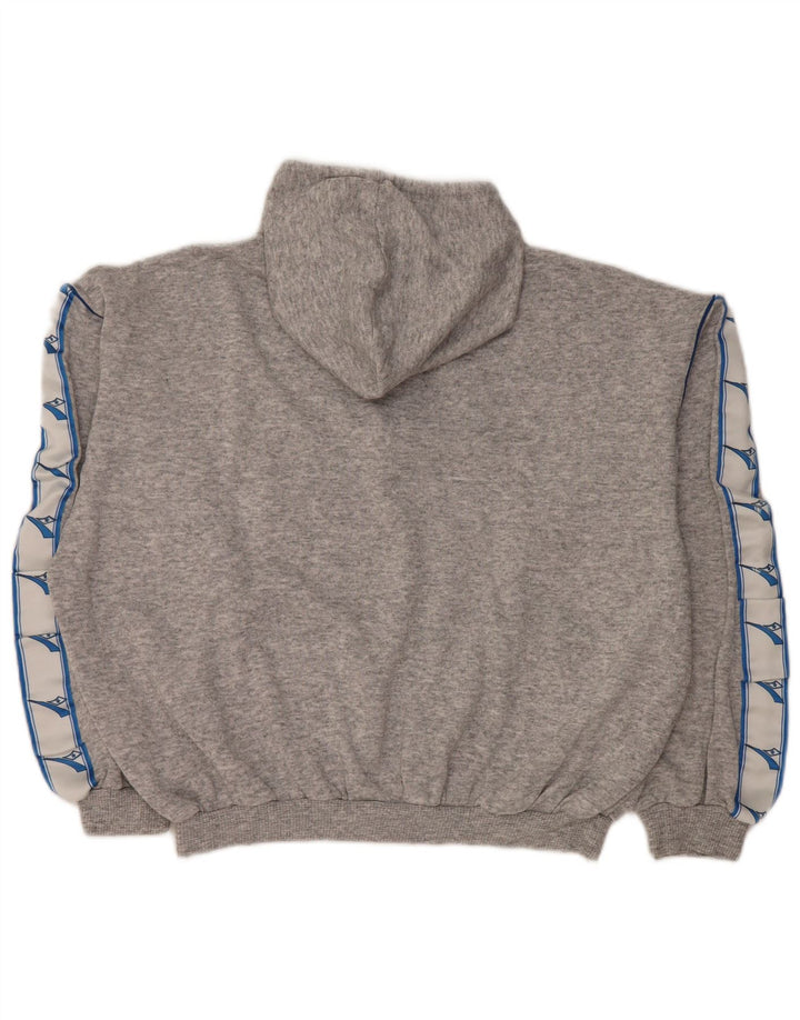 DIADORA Γυναικείο Γραφικό Hoodie Jumper UK 12 Medium Grey
