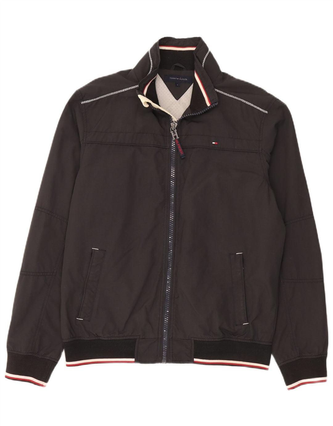 Ανδρικό μπουφάν Tommy Hilfiger UK 40 Large Grey Nylon