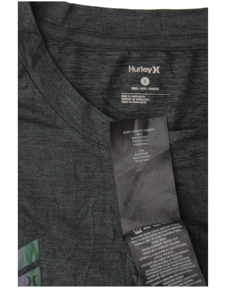 Ανδρικό T-Shirt Hurley Μικρό Γκρι Πολυεστέρας