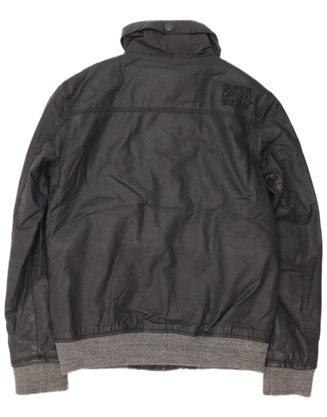 Ανδρικό μπουφάν SUPERDRY Bomber UK 40 Large Black Polyester