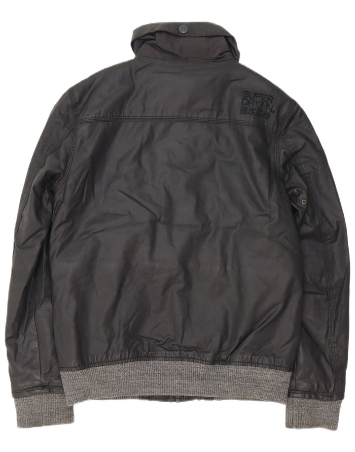 Ανδρικό μπουφάν SUPERDRY Bomber UK 40 Large Black Polyester