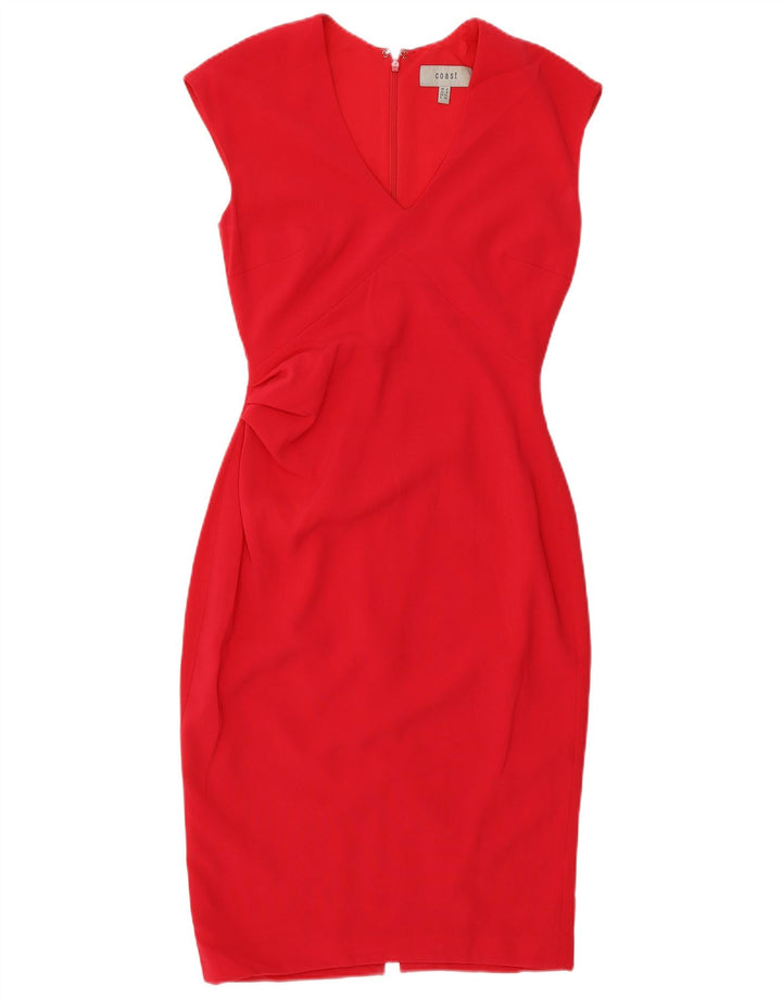 Γυναικείο Bodycon Φόρεμα Coast UK 8 Small Pink Triacetate