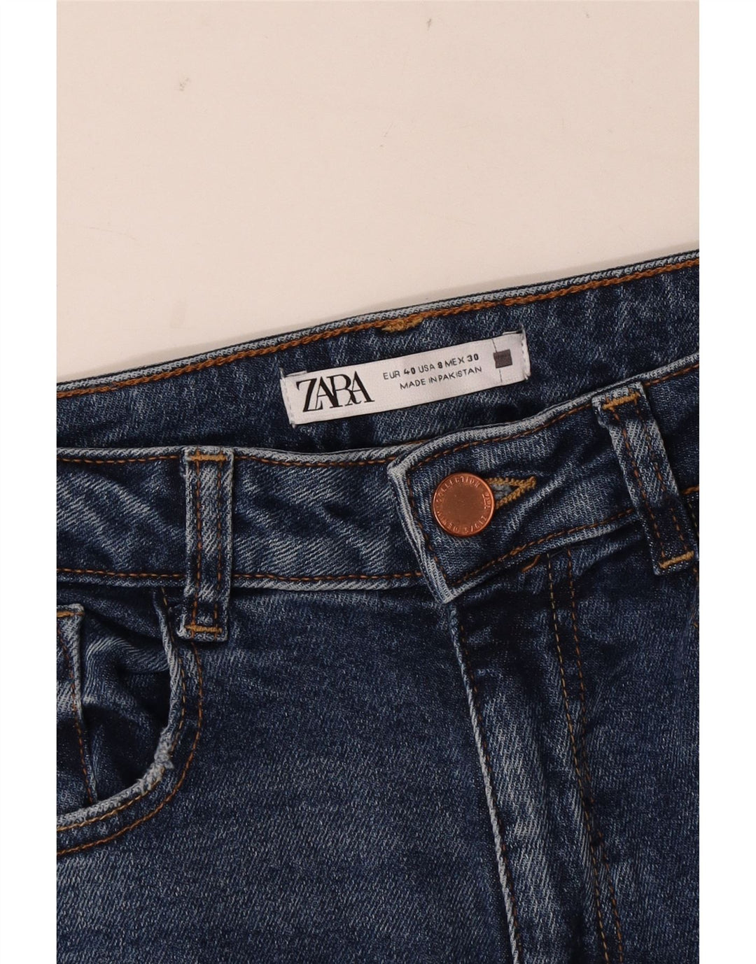 Zara Γυναικείο Τζιν EU 40 Medium W30 L34 Μπλε
