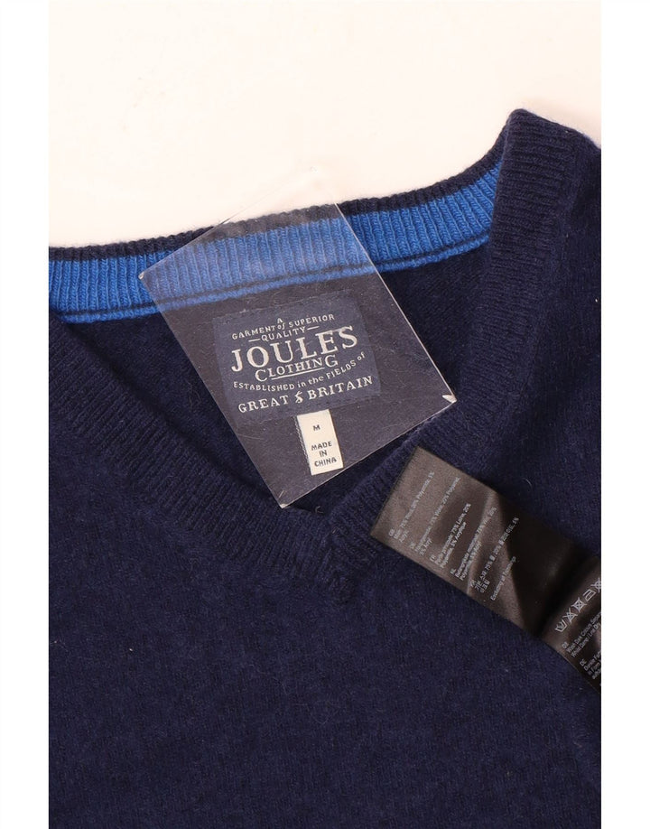 Joules Ανδρικό πουλόβερ με λαιμόκοψη με λαιμόκοψη με μεσαίο μπλε μαλλί