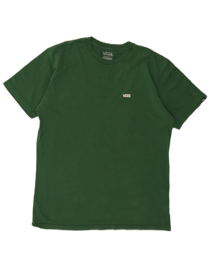 Ανδρικό μπλουζάκι VANS Classic Fit Top Μεσαίο πράσινο βαμβακερό