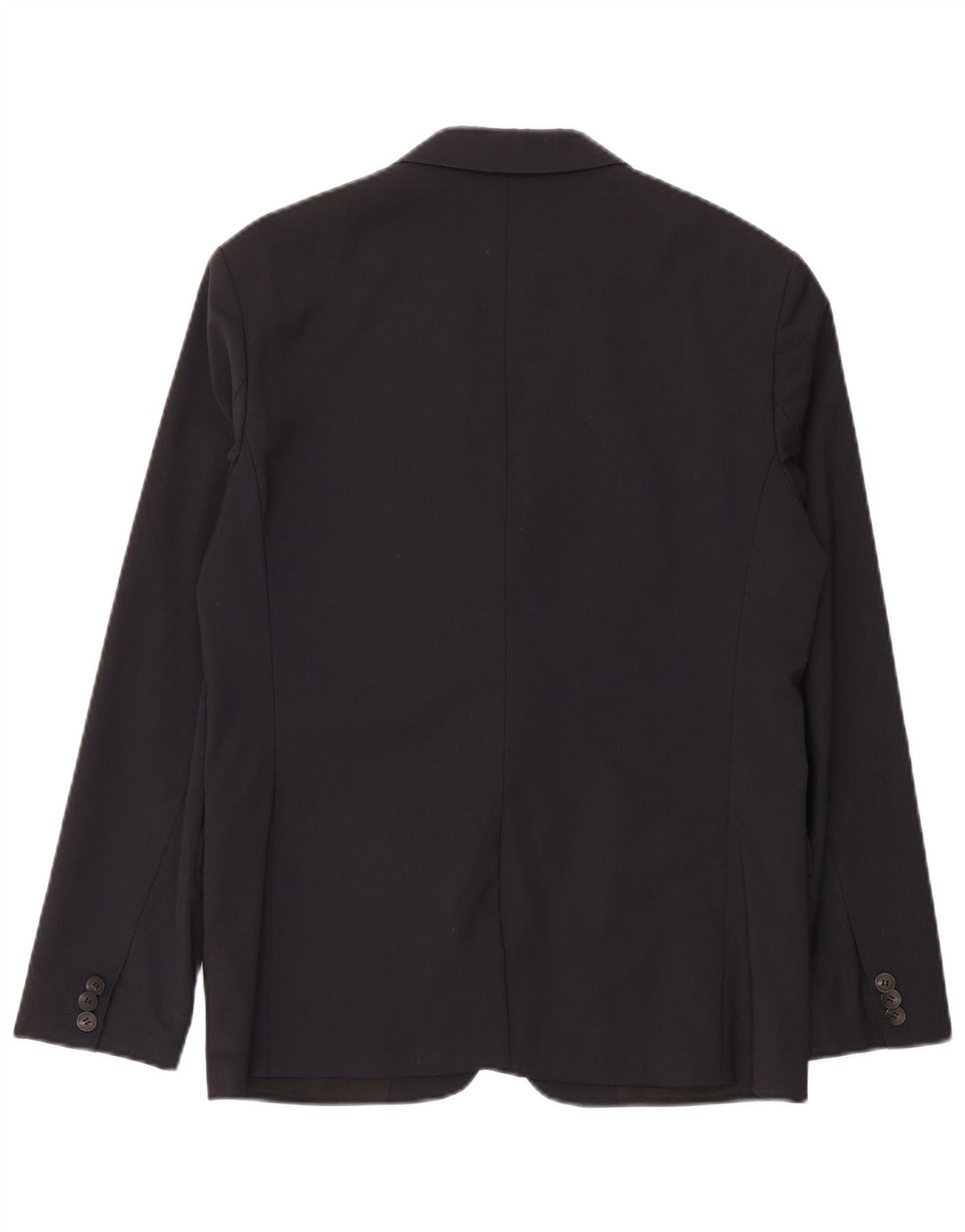 Calvin Klein Ανδρική φόρμα 2 κουμπιών IT 50 Large W34 L33 Μαύρο μαλλί