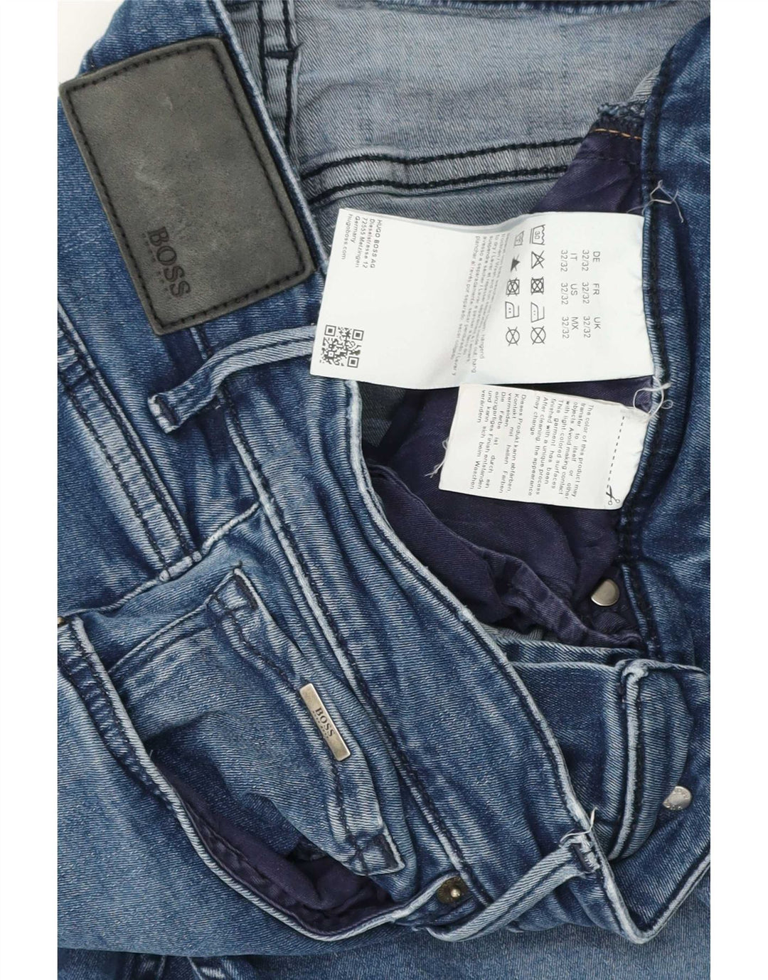 Hugo Boss Γυναικείο Slim Jeans W32 L32 Μπλε βαμβακερό