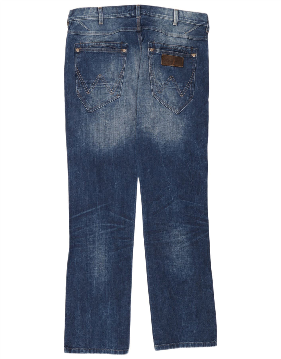 Ανδρικό τζιν ίσιο Wrangler Crank W36 L34 Μπλε βαμβακερό
