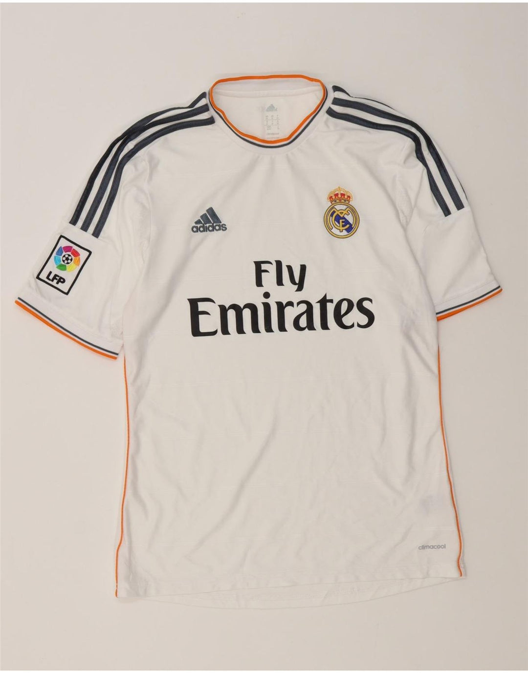 Adidas Ανδρικό γραφικό T-Shirt Real Madrid Top μεσαίο λευκό πολυεστέρας