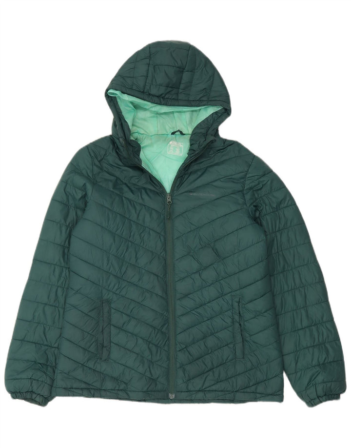 Mountain Warehouse Γυναικείο μπουφάν με κουκούλα UK 14 Large Green Polyamide